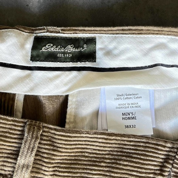 Crazy Vintage Y2K Baggy Tonal Tan Essential Corduroy Pants - Picture 5 of 5